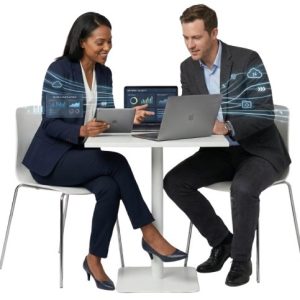 Futurenet Leased Line Two People Discussing