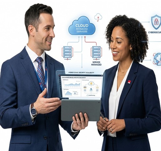 Futurenet Leased LineTwoPeople Discussin